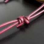 Konzerttasche 18,5 Zoll in burgunderrotem Lammleder