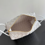 MINI LOOP KAMERATASCHE 22 IN WEISSEM KALBSLEDER