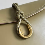 BOTTEGA VENETA 25S MEDIUM LIBERTA BAG 30 IN OLIVE GREEN CALFSKIN