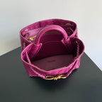 BOTTEGA VENETA 25S ANDIAMO 25 IN RASPBERRY PINK CALFSKIN