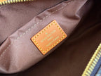 LV 25S KEEPALL CARGO 25 IN BROWN MONOGRAM CANVAS AND CALFSKIN GOLD HARDWARE