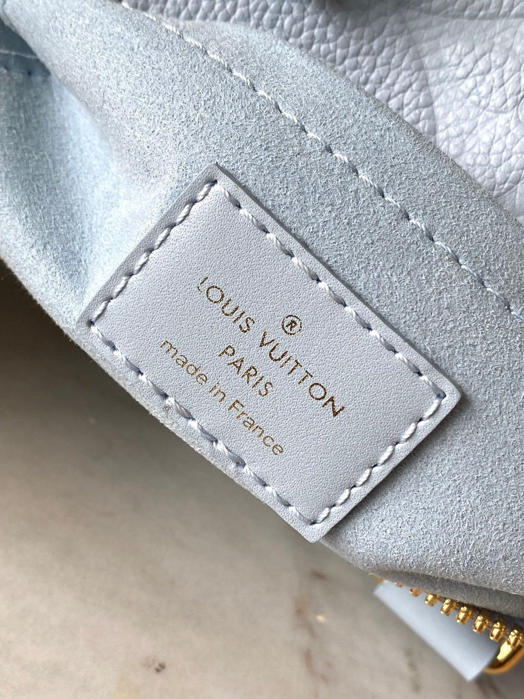 SPEEDY BANDOULIÈRE 20 IN BLUE HOUR MONOGRAM EMPREINTE LEATHER