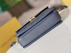 LV 25S POCHETTE METIS 25 IN DARK BLUE MONOGRAM COATED CANVAS GOLD HARDWARE
