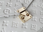 LV 25S POCHETTE METIS 25 IN WHITE MONOGRAM COATED CANVAS GOLD HARDWARE
