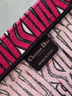 MISS LARGE TOTE 42 IN MAGENTA PURPLE CANVAS