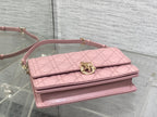 MINI-TASCHE 24 IN ROSA PATENT CANNAGE KALBSLEDER
