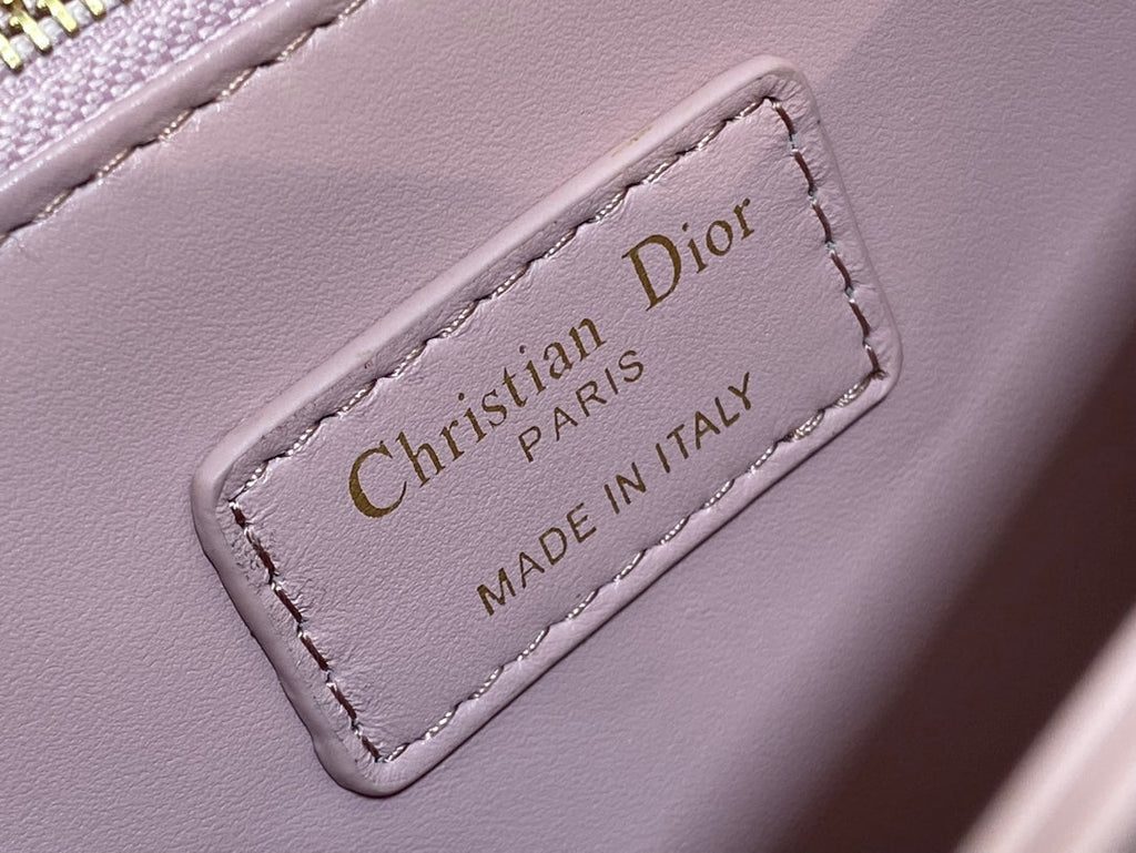 MINI-TASCHE 24 IN ROSA PATENT CANNAGE KALBSLEDER