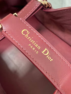 ALWAYS MINI 23 TASCHE IN BURGUNDERROT MAKROCANNAGE-KALBSTLEDER