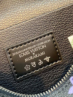 Schönes BB 20 Zoll buntes Monogramm-Canvas mit silbernem Reißverschluss