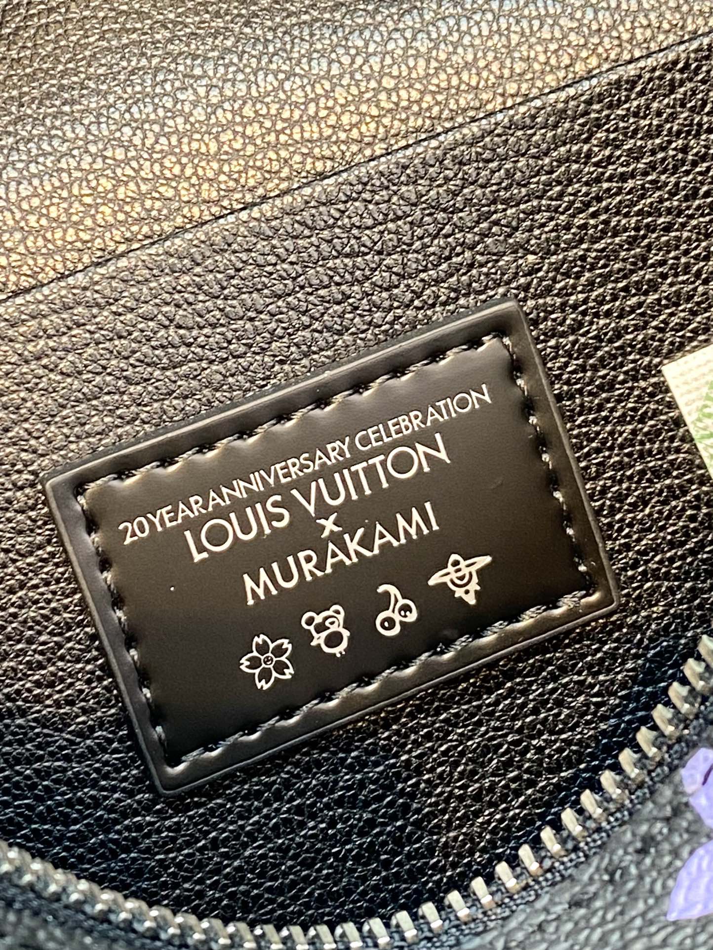 Schönes BB 20 Zoll buntes Monogramm-Canvas mit silbernem Reißverschluss