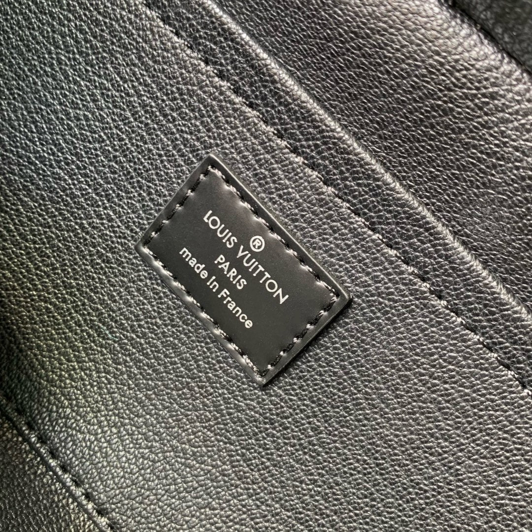 LOCKER DOPP KIT 23 AUS GRAUSCHWARZEM DAMIER-GRAPHIT-CANVAS