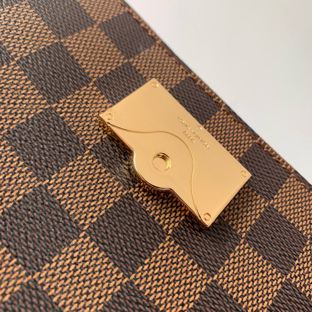 CLUNY BB 20 AUS BRAUNEM DAMIER EBENE-CANVAS