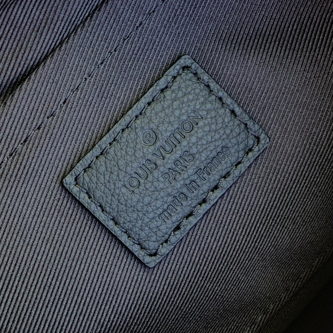 Hamac-Tasche 28 Zoll, schwarz, Monogramm Schatten