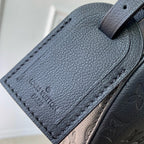 Hamac-Tasche 28 Zoll, schwarz, Monogramm Schatten