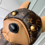 Hundetasche 28 Zoll, braunes Monogramm-Canvas