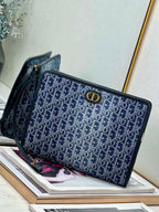 BOOK TOTE 26 IN BLUE MONOGRAM OBLIQUE JACQUARD