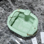 Teen Lauren 1980 With Chain 31.5 Light Green Leather Ghw