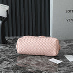 LAUREN 1980 TASCHE 31 IN MELON PINK LAMMLEDER GOLDENER TRAGERIEMEN