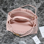 MEDIUM ANDIAMO 32 IN LIGHT PINK LAMBSKIN