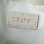 BOTTEGA VENETA 25S DUSTBAG NOTTE 33 IN IVORY CALFSKIN GOLD HARDWARE
