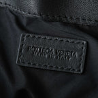 BOTTEGA VENETA 25S DUSTBAG NOTTE 33 IN BLACK CALFSKIN GOLD HARDWARE