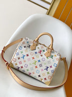 SPEEDY BANDOULIÈRE BAG 25 IN MULTICOLOR MONOGRAM CANVAS
