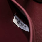 BV Long Clutch Andiamo 31 Burgundy Crocodile Calfskin Ghw 