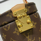 SCOTT 13 IN BRAUNEM MONOGRAMM-LEINWAND GOLDENE BESCHLÄGE