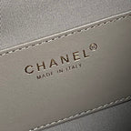 MEDIUM HANDBAG 40 IN BEIGE SUEDE GOLD HARDWARE