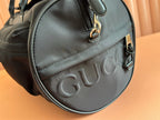 GG SMALL DUFFLE BAG 42 IN BLACK CANVAS
