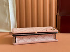 EMBLEM WALLET GG MONOGRAM 20 IN LIGHT PINK SMOOTH CALFSKIN