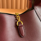 MEDIUM SOFTBIT MAXI SHOULDER BAG 27.5 IN ROSSO ANCORA RED GRAINY LAMBSKIN