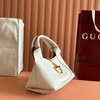 MEDIUM SOFTBIT MAXI SHOULDER BAG 27.5 IN OFF WHITE GRAINY LAMBSKIN