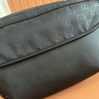LARGE BELT BAG 32 IN BLACK GG NYLON