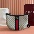 GG 25S EPILOGUE BAG 30 IN BEIGE AND BLACK CALFSKIN