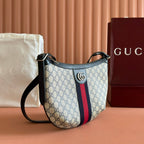 GG 25S EPILOGUE BAG 30 IN BEIGE AND BLACK CALFSKIN