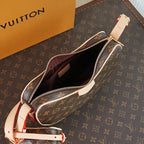 CROISSANT 21 IN BROWN MONOGRAM CANVAS