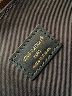 ALMA BE BAG 27 IN BROWN MONOGRAM CANVAS AND COWHIDE