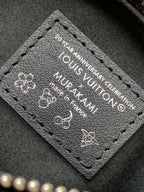 NANO SPEEDY BAG 16 IN FARBENFROHES MONOGRAMMMUSTER UND SCHWARZ BESCHICHTETES CANVAS