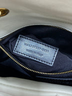 PUFFER TOY 23 IN WHITE LAMBSKIN GOLD HARDWARE