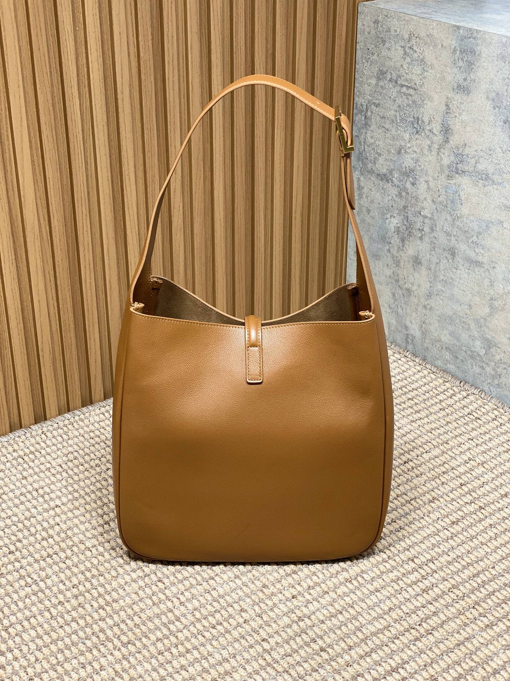 LE 5 À 7 GROSSE GESCHMEIDIGE TASCHE 31 IN TORTILLA BRAUNES KALBSLEDER