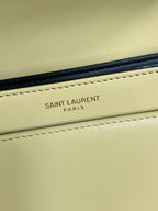 SOLFERINO SMALL SATCHEL 19 IN CANARY YELLOW CALFSKIN GOLD HARDWARE