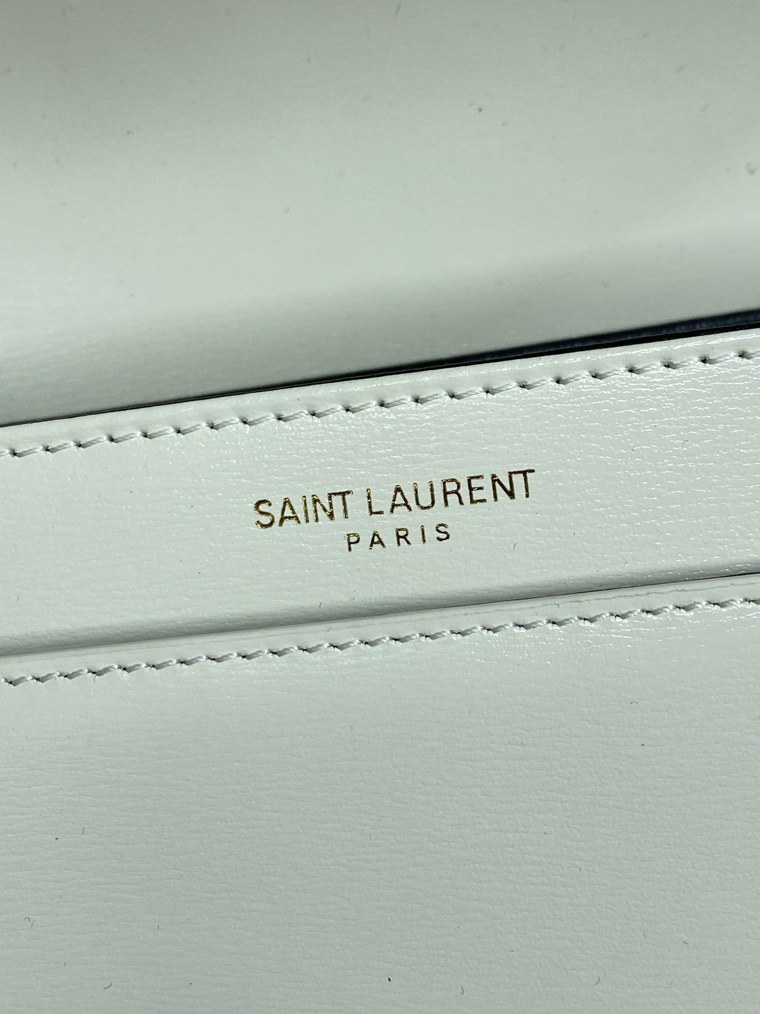 SOLFERINO SMALL SATCHEL 19 IN WHITE CALFSKIN GOLD HARDWARE