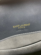 LE 37 SMALL BUCKET BAG 20 IN BLACK CALFSKIN GOLD HARDWARE