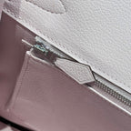 HERMES 25S BIRKIN 30 IN PINK BABY CALFSKIN SILVER HARDWARE