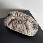 Clutch-Tasche, 96,5 cm, Kalbsleder mit Schlangenmuster