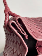 BV Small Parachute 21 Burgundy Lambskin Ghw