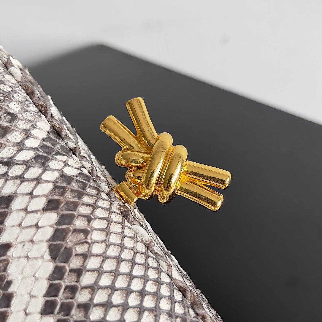 KNOTENKETTENKUPPLUNG 20,5 ZOLL SCHLANGENMUSTER-KALBLEDER