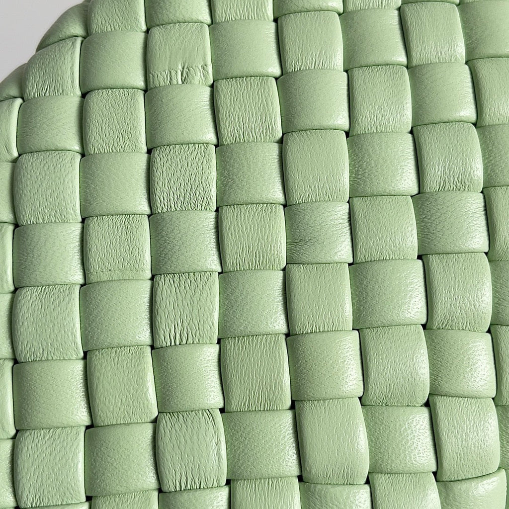 KNOTENKETTENKUPPLUNG 20,5 ZOLL HELLGRÜNES LAMMLEDER