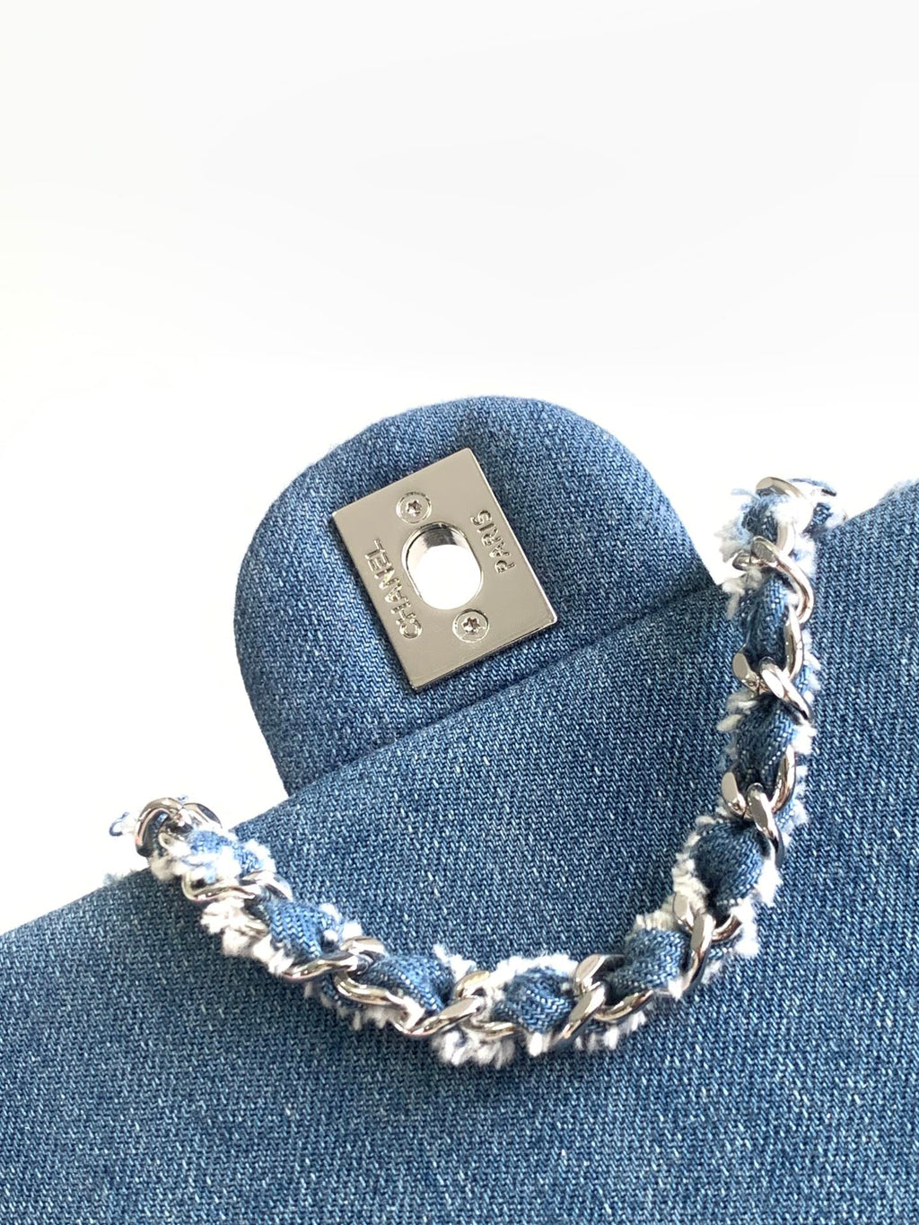 CC MINI 25 CLASSIC TASCHE IN BLAUEM KOBALT-DENIM